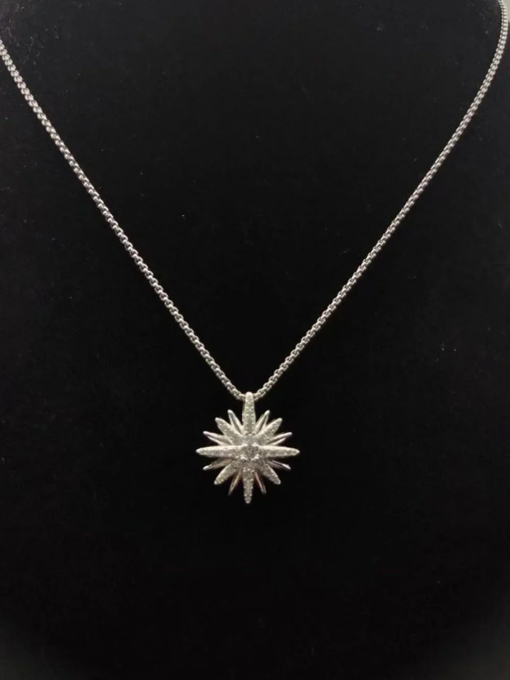 ✨David Yurman Silver Sunflower Necklace✨